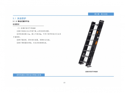 玻璃纤维双节伸缩梯