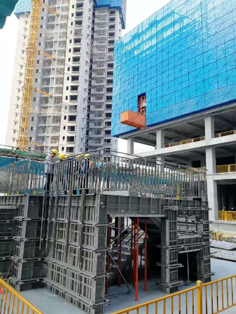 万科项目铝合金模板案例