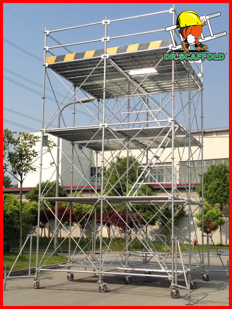 高空作业设备首选铝合金脚手架